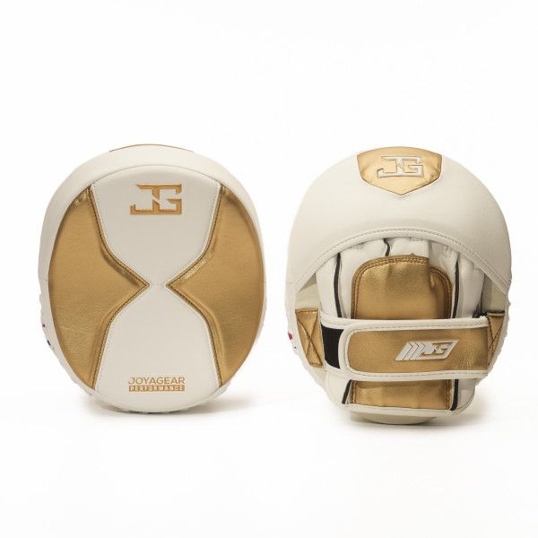 Joyagear CM100 Punch Mitts White/Gold 