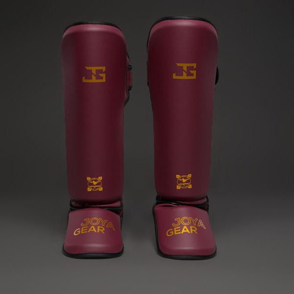 Joya SIAM Shinguards - MAROON/BLACK