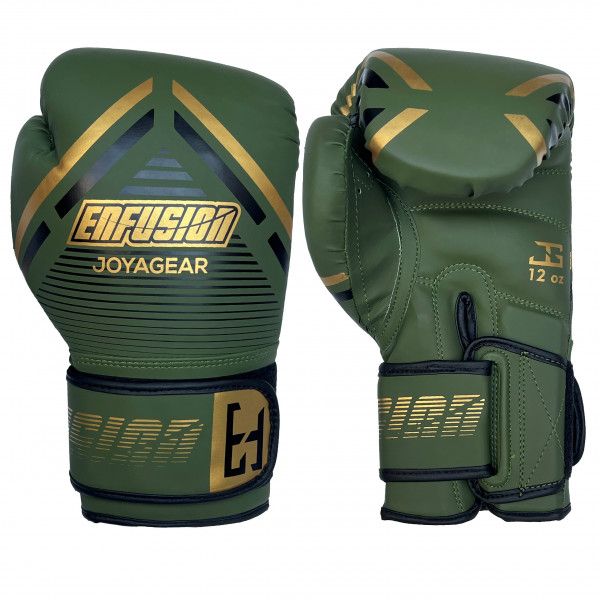 Joyagear X Enfusion Starter Boxing Gloves Green/Gold