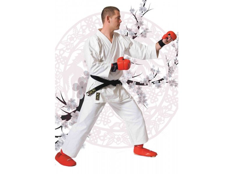 Karate suit competition white