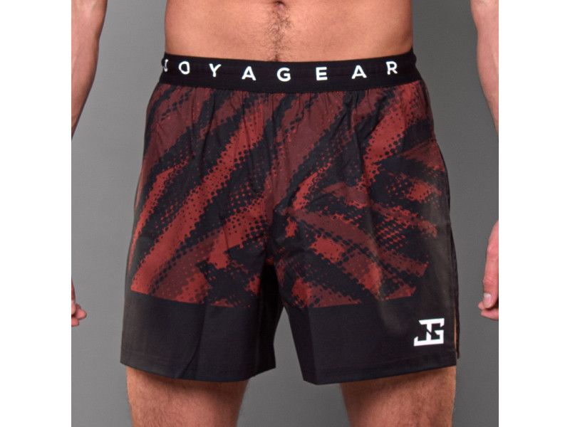 Joyagear Elite High Split MMA Short Red