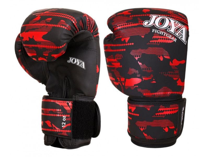 Joya Camo V2 Kickboxing Gloves - Red