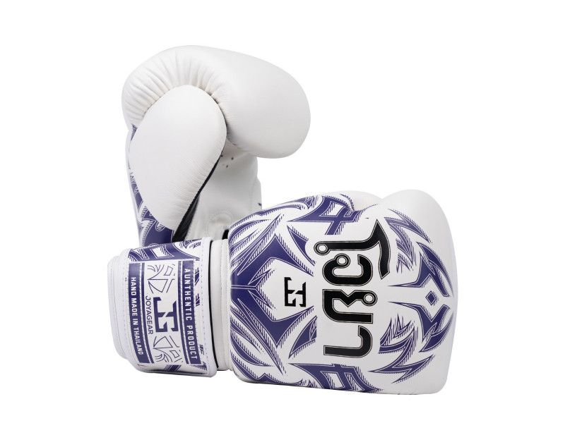 Joya Nak Muay Boxing Gloves White/Purple