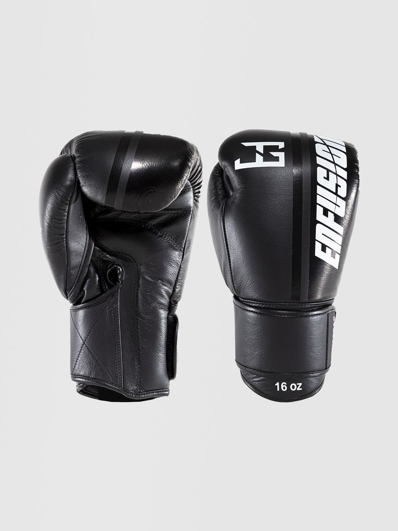 JGxEnfusion Inflict Velcro Boxing Gloves Black BOXING GLOVES GLOVES