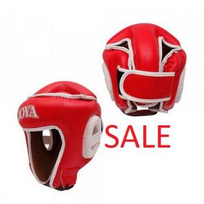 Joya "COMBAT" Open Face Headgear Red
