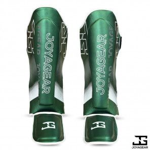 The Joyagear "Evolution" Shinguards- Green-White