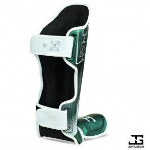 The Joyagear "Evolution" Shinguards- Green-White