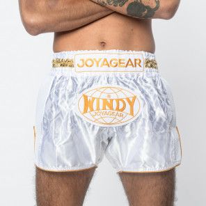 Joyagear X Windy Muay Thai Shorts White/Gold