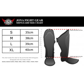 Joya "SKINTEX" Shinguard (Synthetic Leather) (082500-Black)