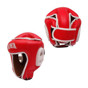 Joya "COMBAT" Open Face Headgear Red