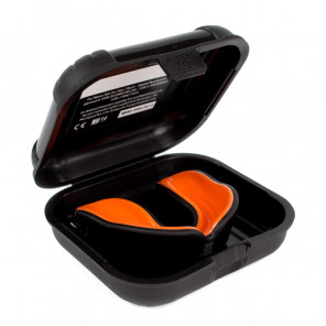 Makura Mouthguard Ignes Pro Black Granite / Molten Orange