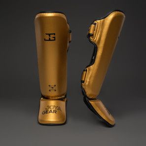 Joya SIAM Shinguards - BLACK/GOLD
