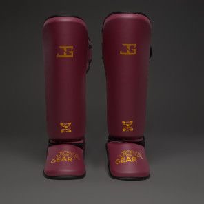 Joya SIAM Shinguards - MAROON/BLACK