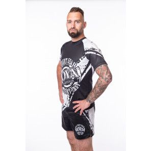 Joya Predator Rashguard Short Sleeves - Black/White