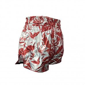 Joya Flower Muay Thai Short - Red