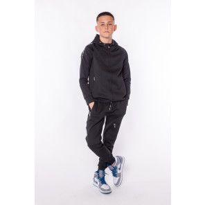 Mungra Taped Tech Tracksuit – Black/White