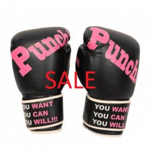 Joya Punch Kickboxing Gloves - Black/White