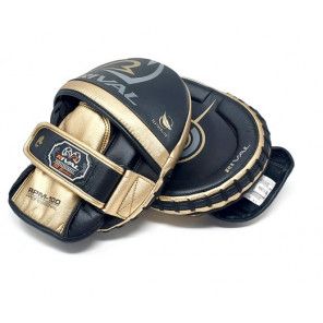 Rival RPM100 Professional Punch Mitts Black Gold