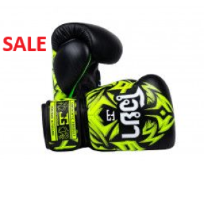 Joya Nak Muay Boxing Gloves Black/Lime