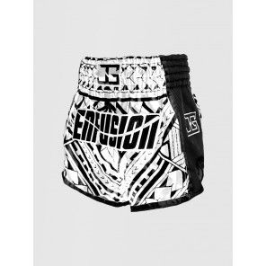 JGxEnfusion Tribe Muay Thai Short – White