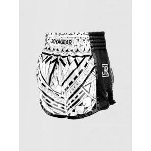 JGxEnfusion Tribe Muay Thai Short – White