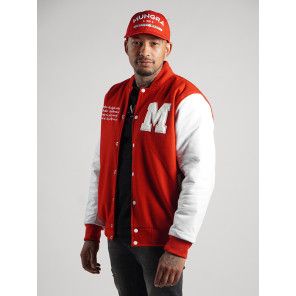 Mungra Signature VarsityJacket – Red/White