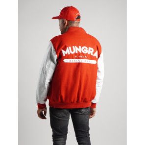Mungra Signature VarsityJacket – Red/White
