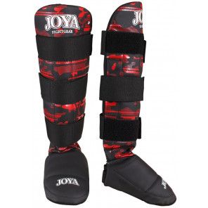 Joya Camo V2 Shinguards - Red