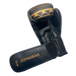 JGxEnfusion Tribe Velcro Boxing Gloves – Black/Gold