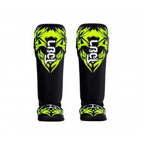 Joya Nak Muay Shinguards Black/Lime