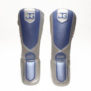 Joyagear Performance Shinguards Blue/Silver